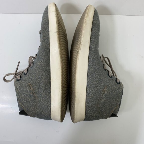 Allbirds Men’s Wool Piper Mids Casual High-Top Wool Sneakers Gray Size 12 - Picture 7 of 9